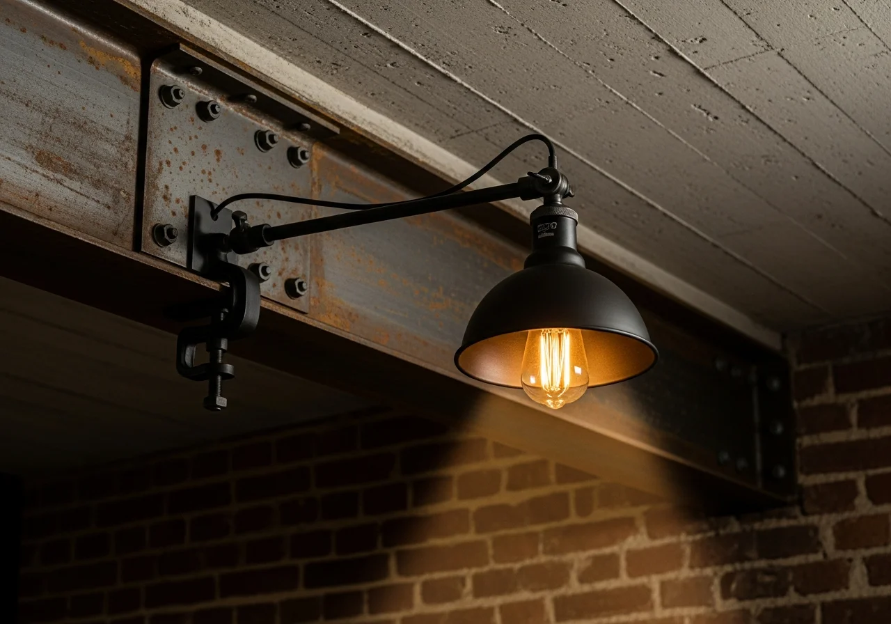 Clamp-On Ceiling Fixtures