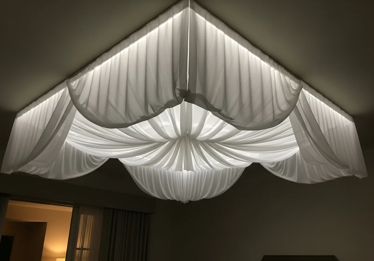 Fabric Canopy Ceiling Treatments