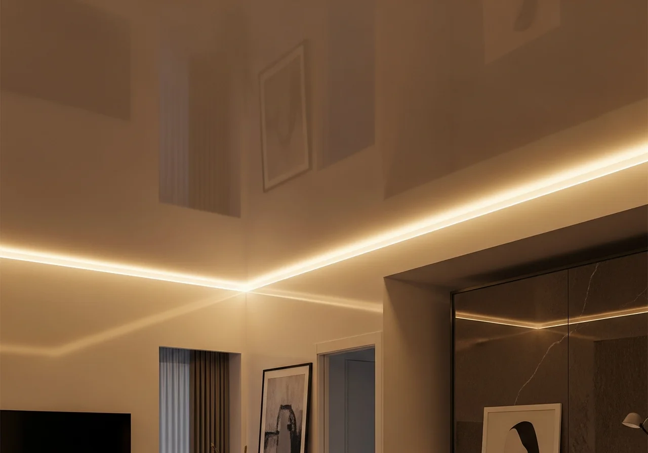 LED-Strip-Lighting-Along-Ceiling-Edges
