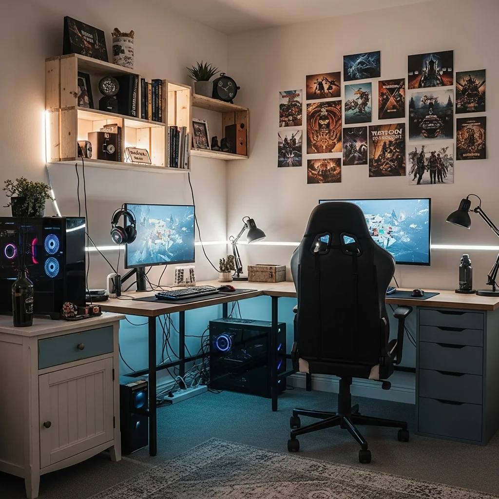 17+ Inspiring Gaming Loft Ideas for Your Home 11.907Z (2)