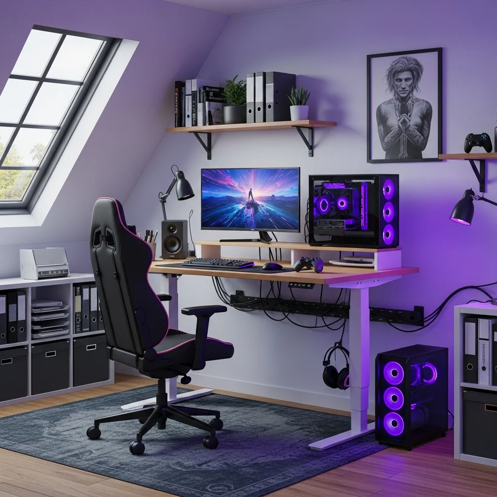 17+ Inspiring Gaming Loft Ideas for Your Home 4.330Z