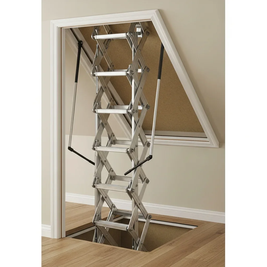 8+ Creative Attic Ladder Ideas for Your Home.576Z (3)