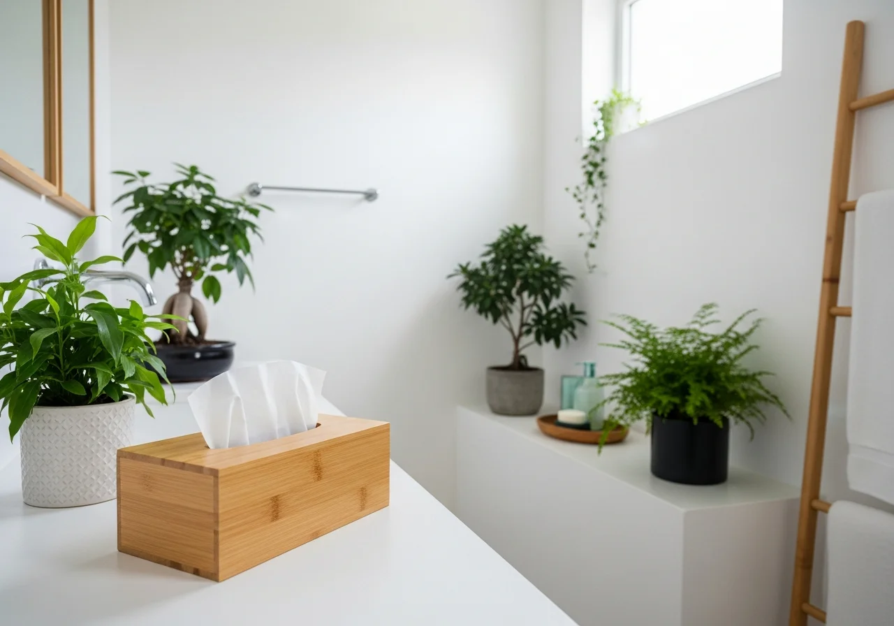 Bamboo or Natural Wood Holder