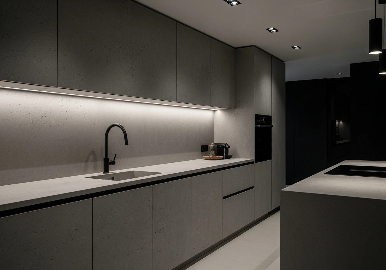 Concrete or Microcement Surfaces