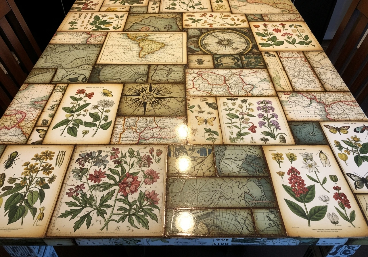 Decoupage Surface Treatment