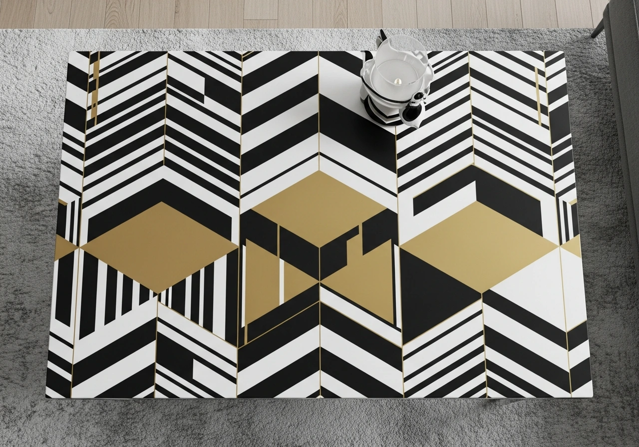 Geometric Patterns coffee table