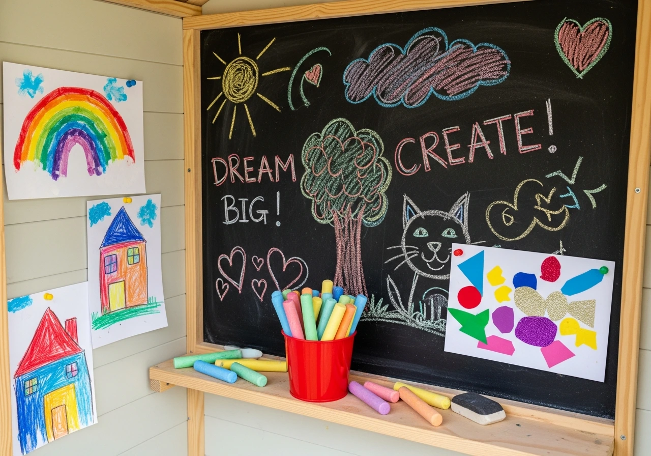 Interactive Chalkboard and Art Surfaces