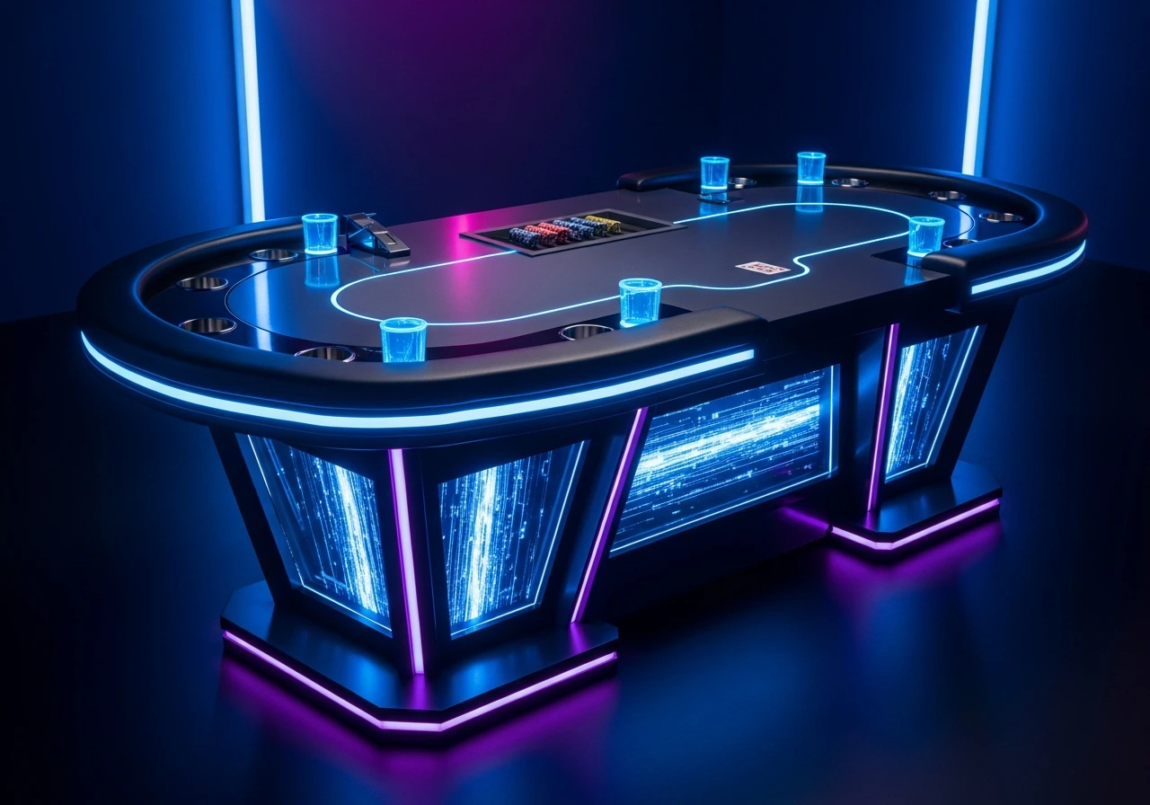 LED Illuminated Gaming Surface