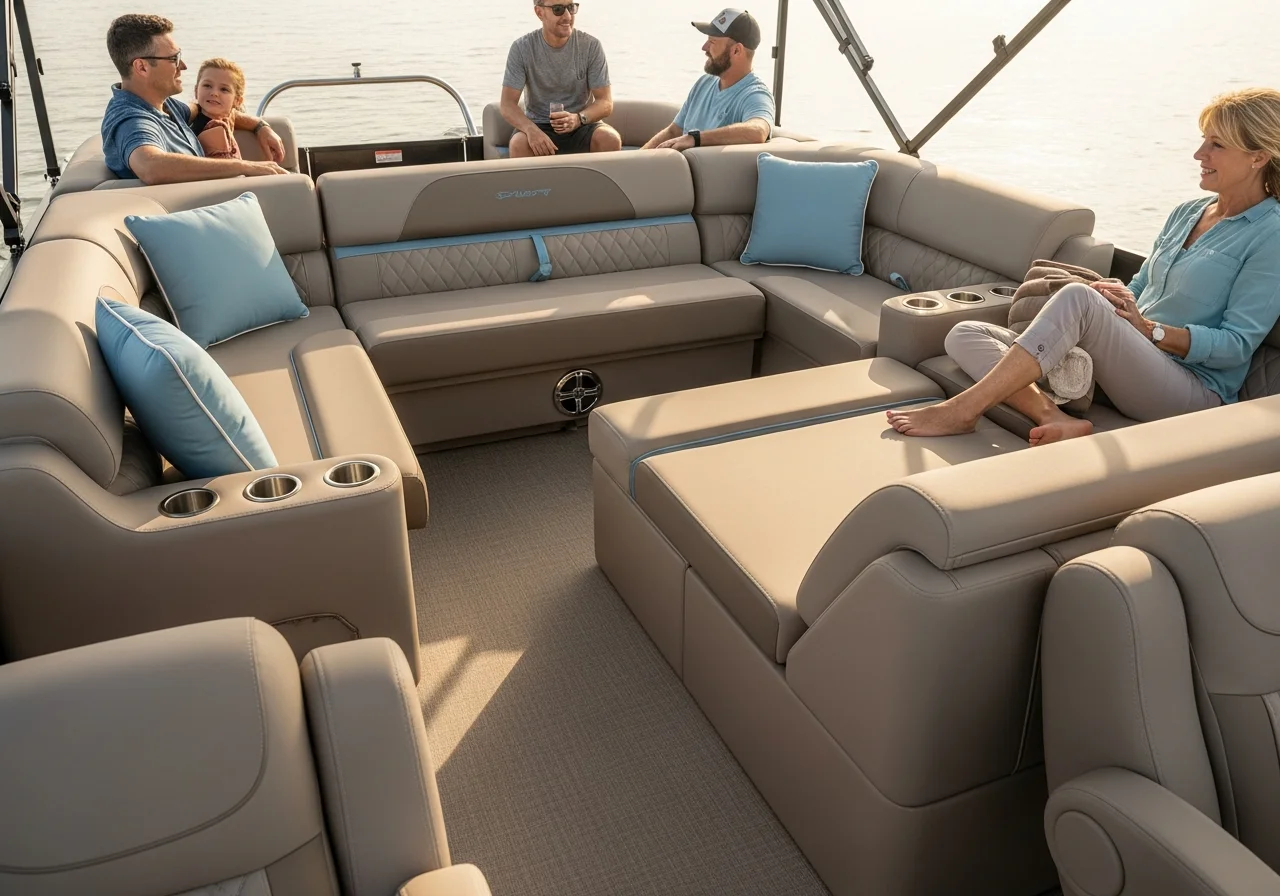 Laid Back Pontoon Comfort