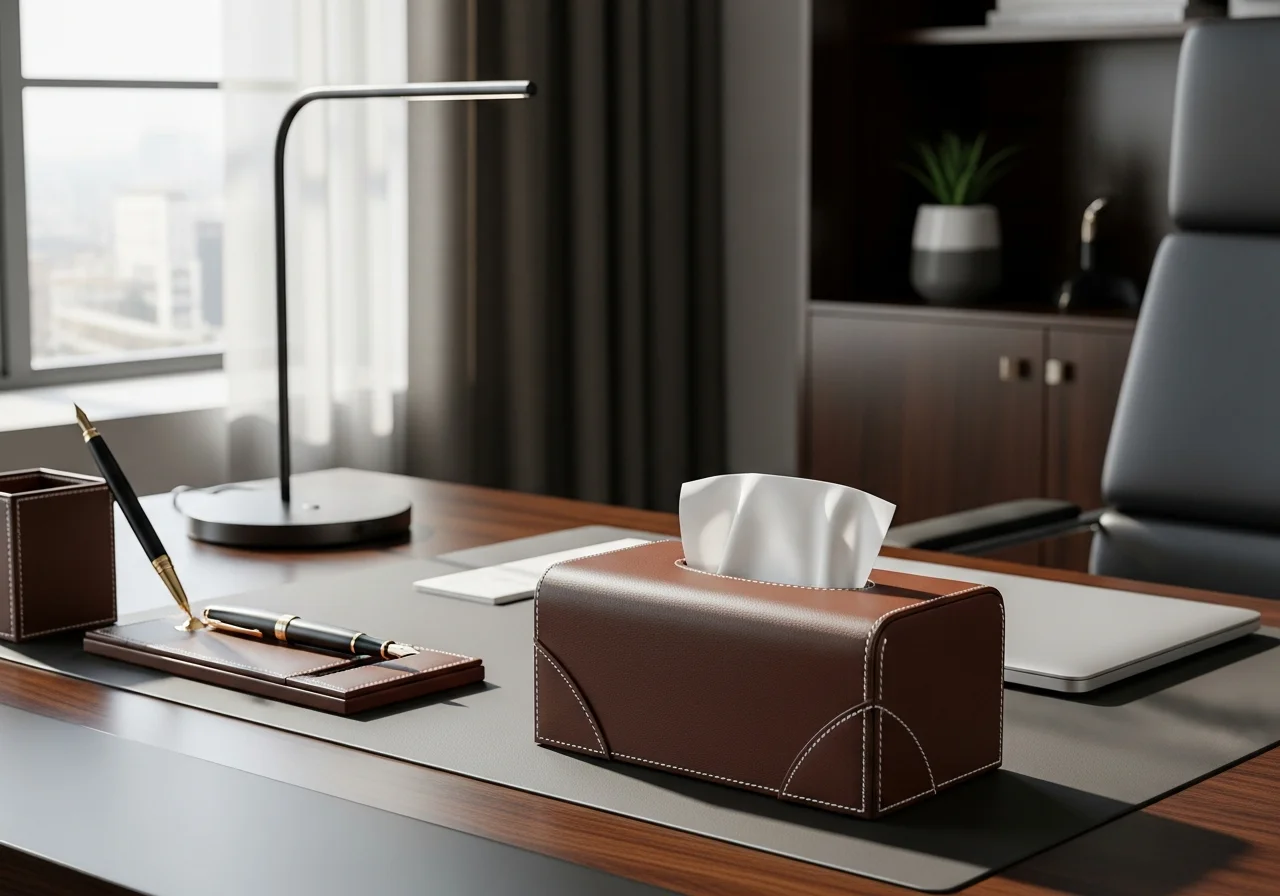 Leather Wrapped Holder