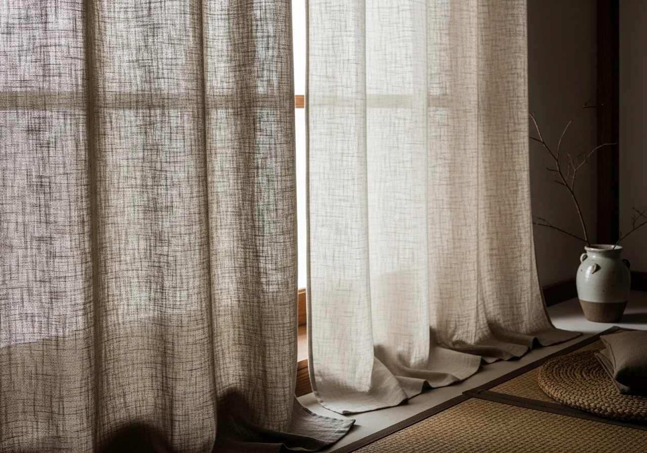 Natural Fiber Curtains