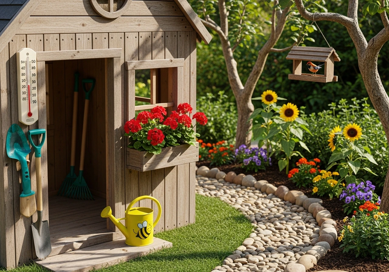 Outdoor Accessories for Garden Playhouses