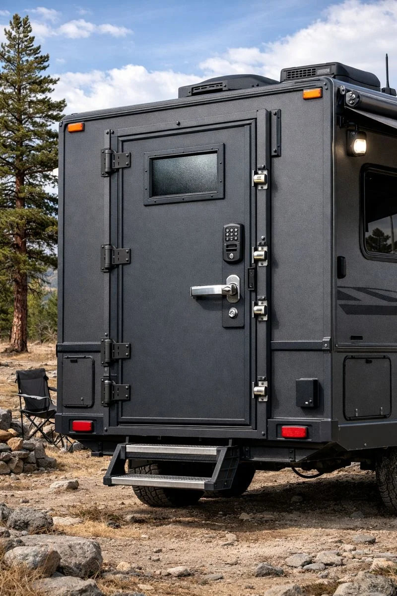 Security-Enhanced Steel Door