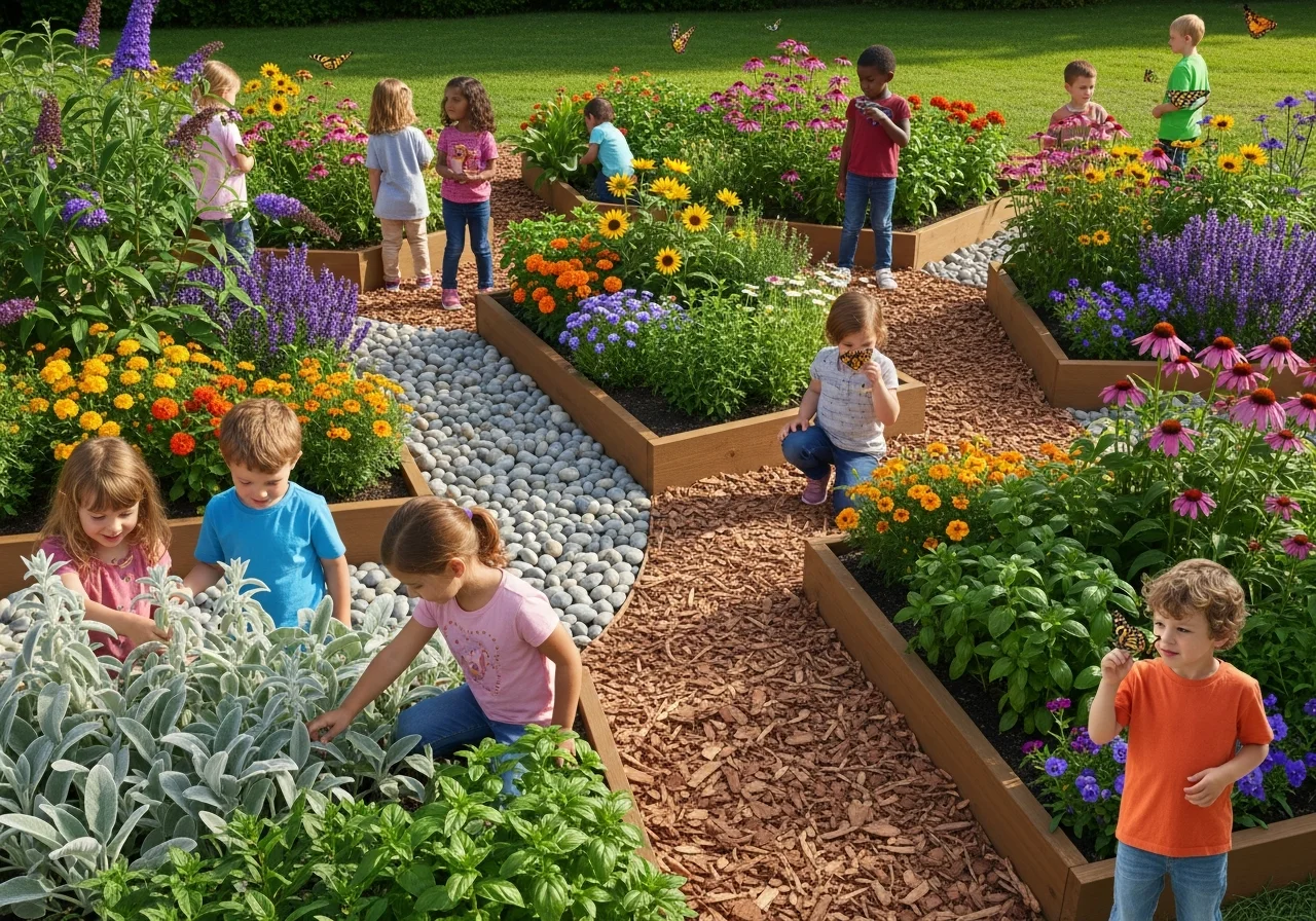 Sensory Gardens and Exploration Areas