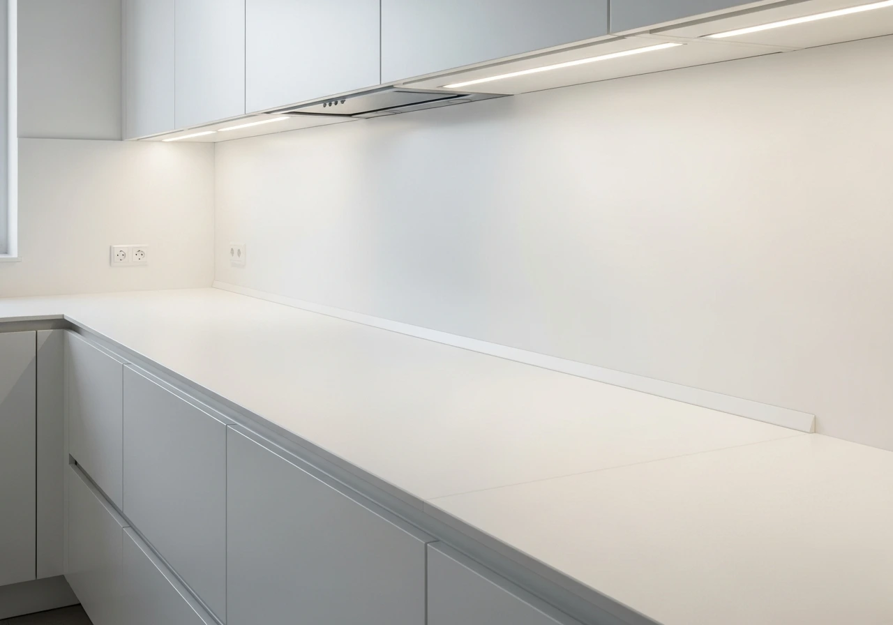 Solid Surface Material with Cove Base