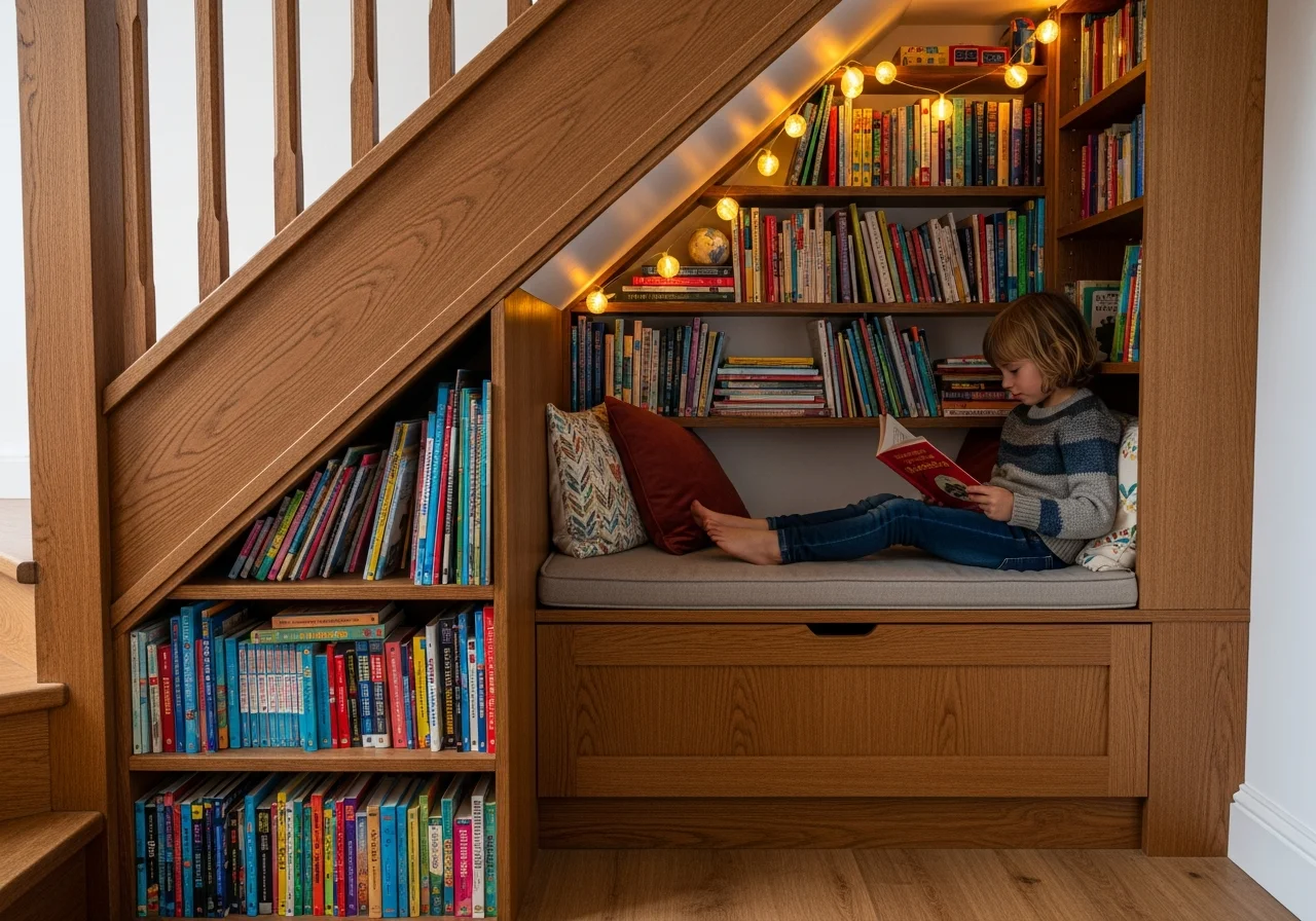 Under Stairs Reading Retreat