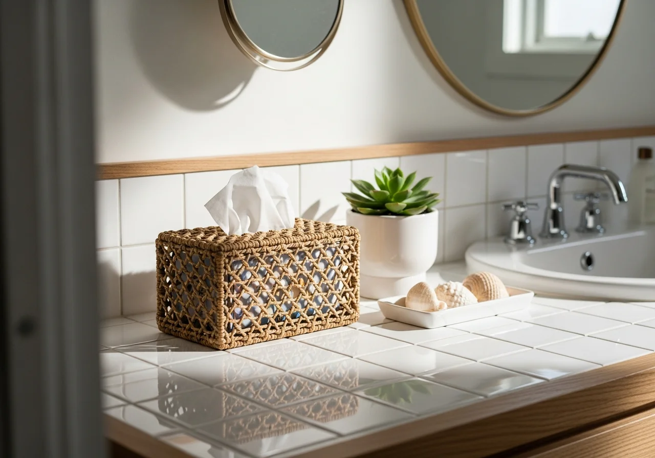 Woven Basket Style Cover