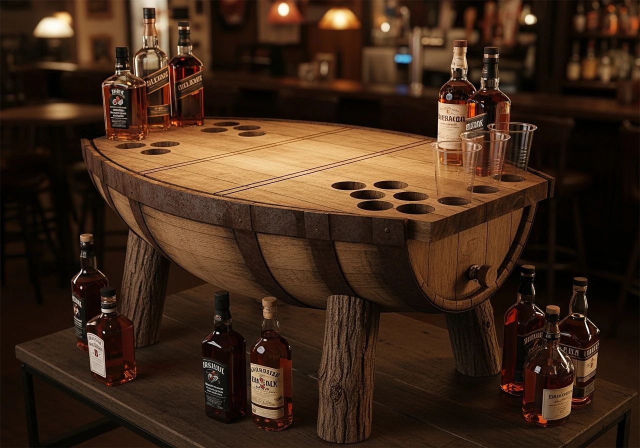 Barrel or Whiskey Barrel Top