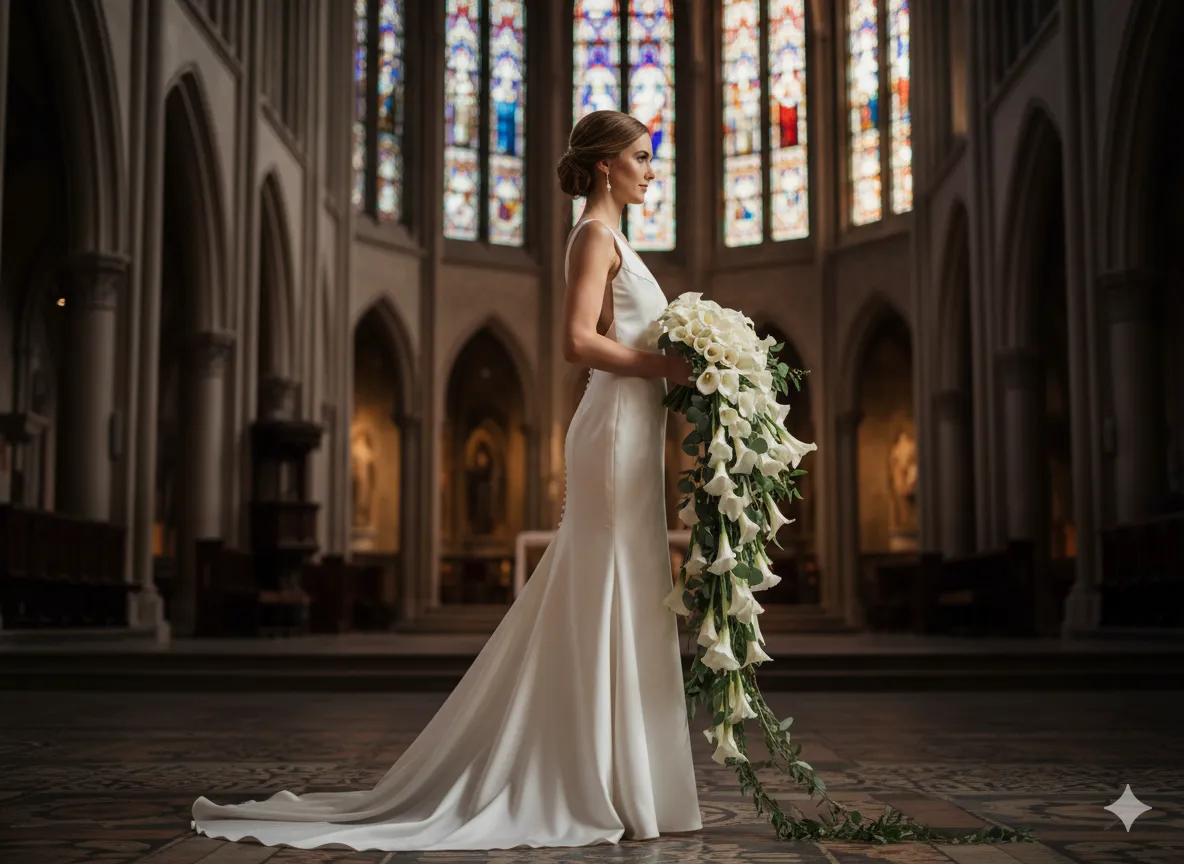 Cascading and Arm Bouquet Styles