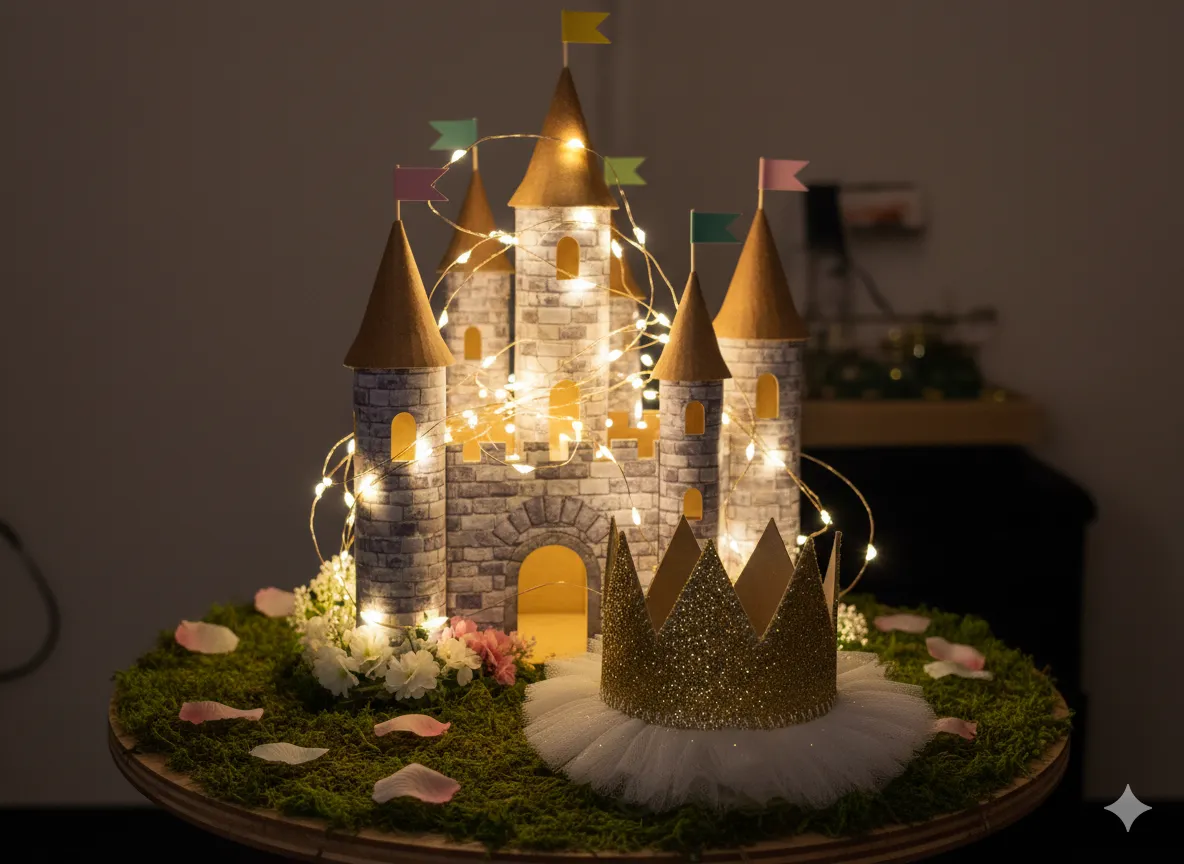 Castle and Crown Combination Centerpiece Castle and Crown Combination Centerpiece