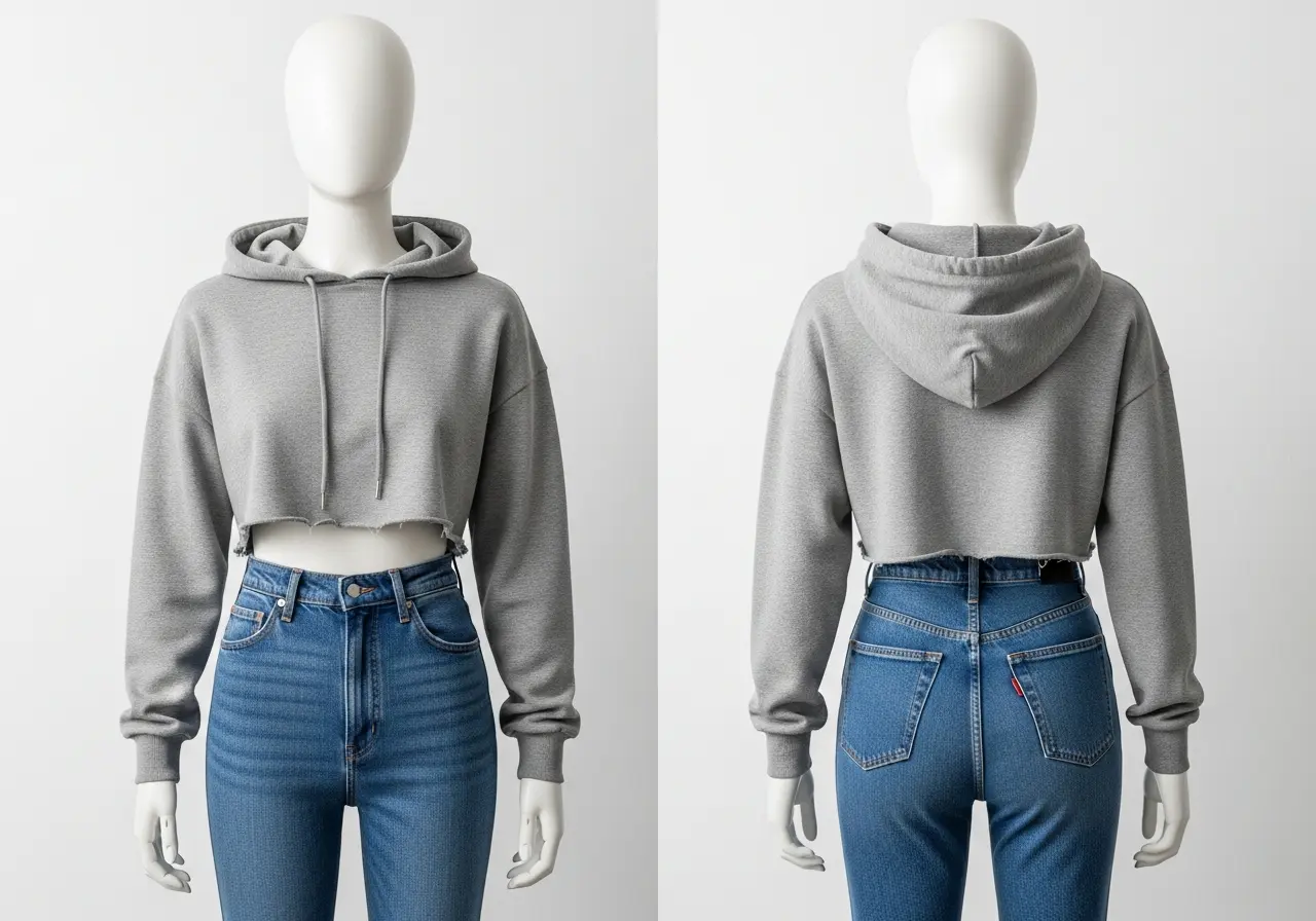 Classic Cropped Hoodie