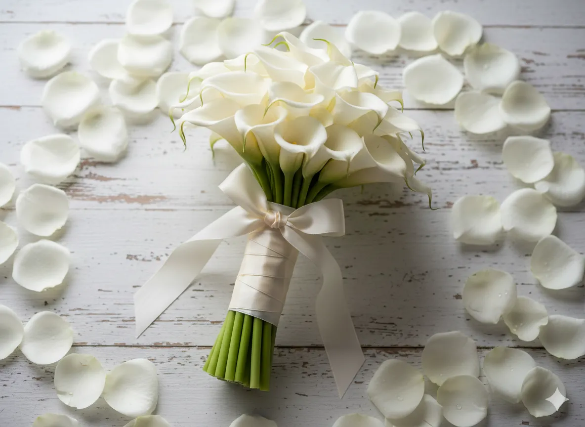 Classic White Calla Lily Bouquet Ideas