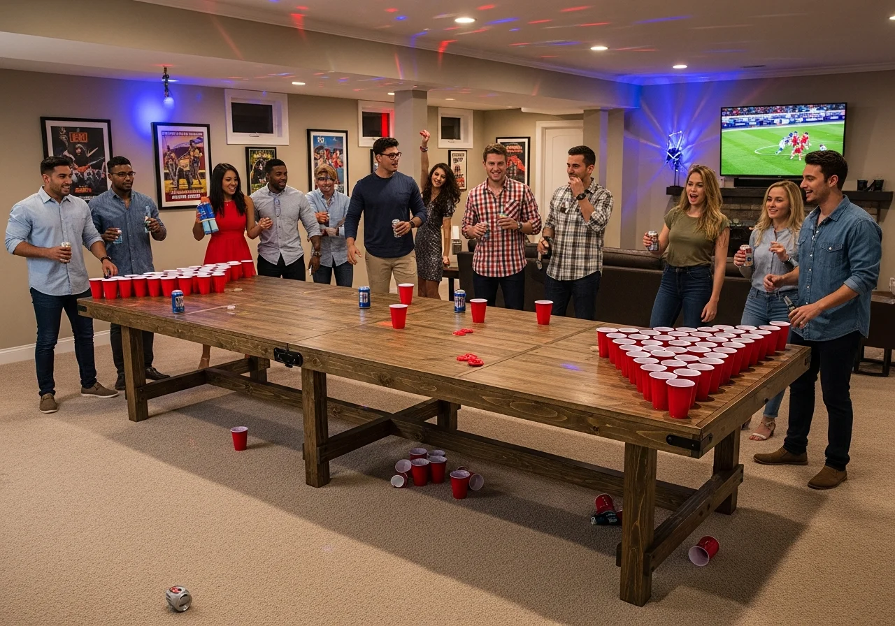 Eight Person Mega Table