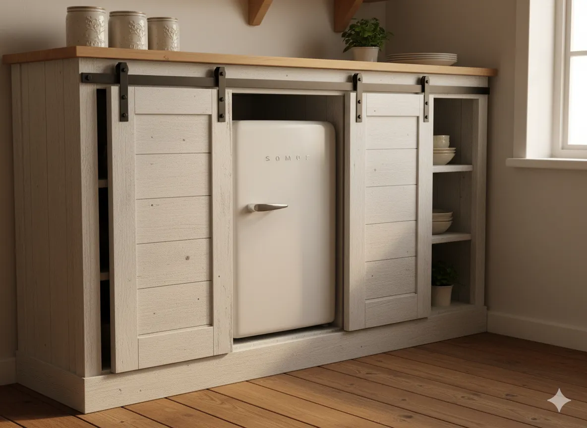 Farmhouse Style Wooden Cabinet Farmhouse Style Wooden Cabinet