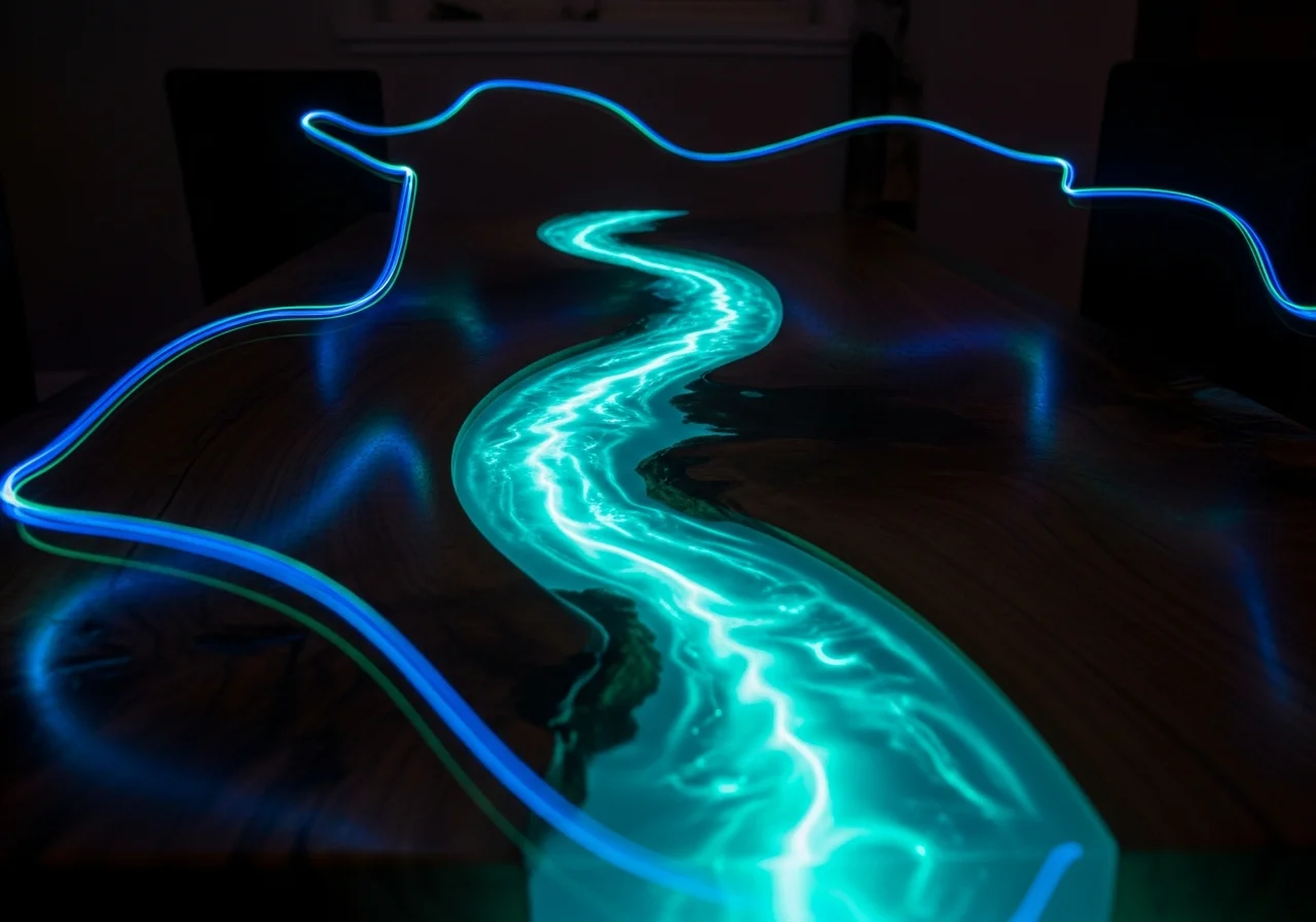 Glow in the Dark Table
