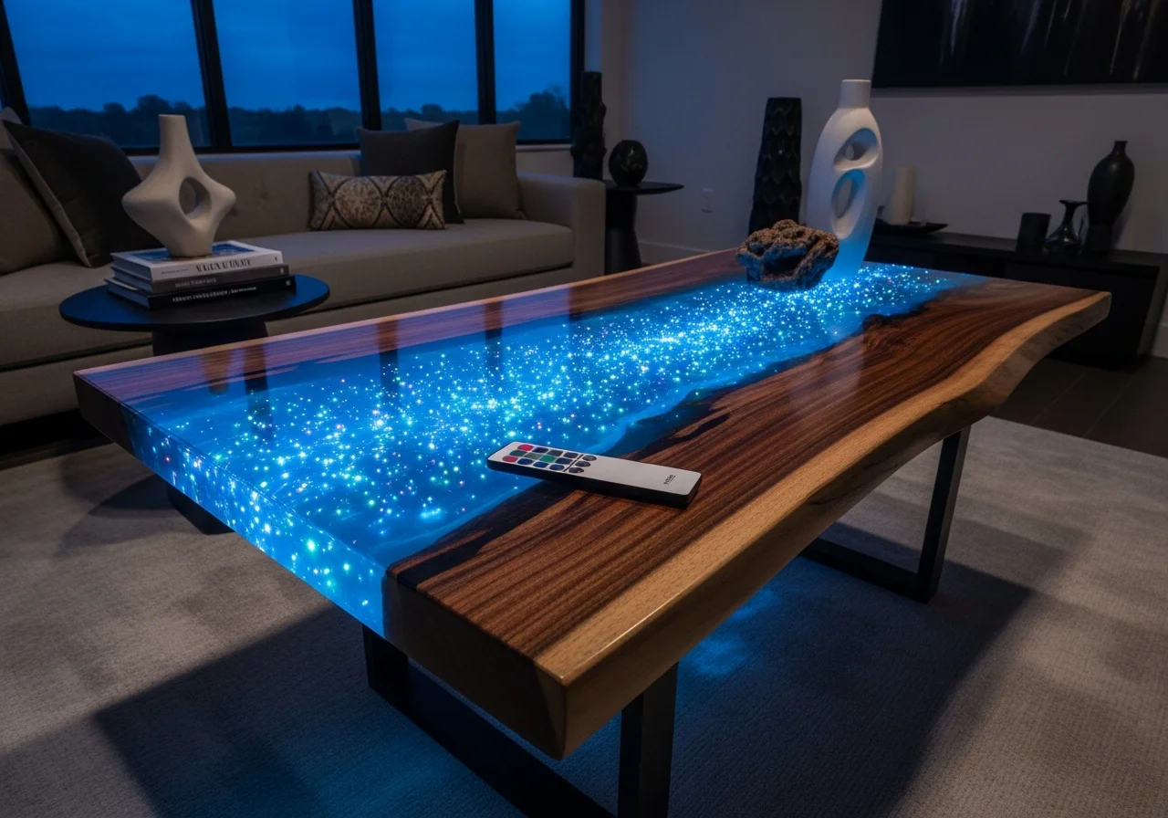 LED Embedded Table