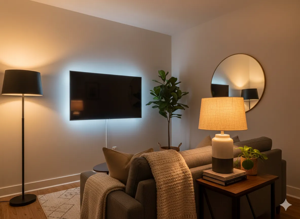 Living Room Apartment Lighting Ideas Living Room Apartment Lighting Ideas