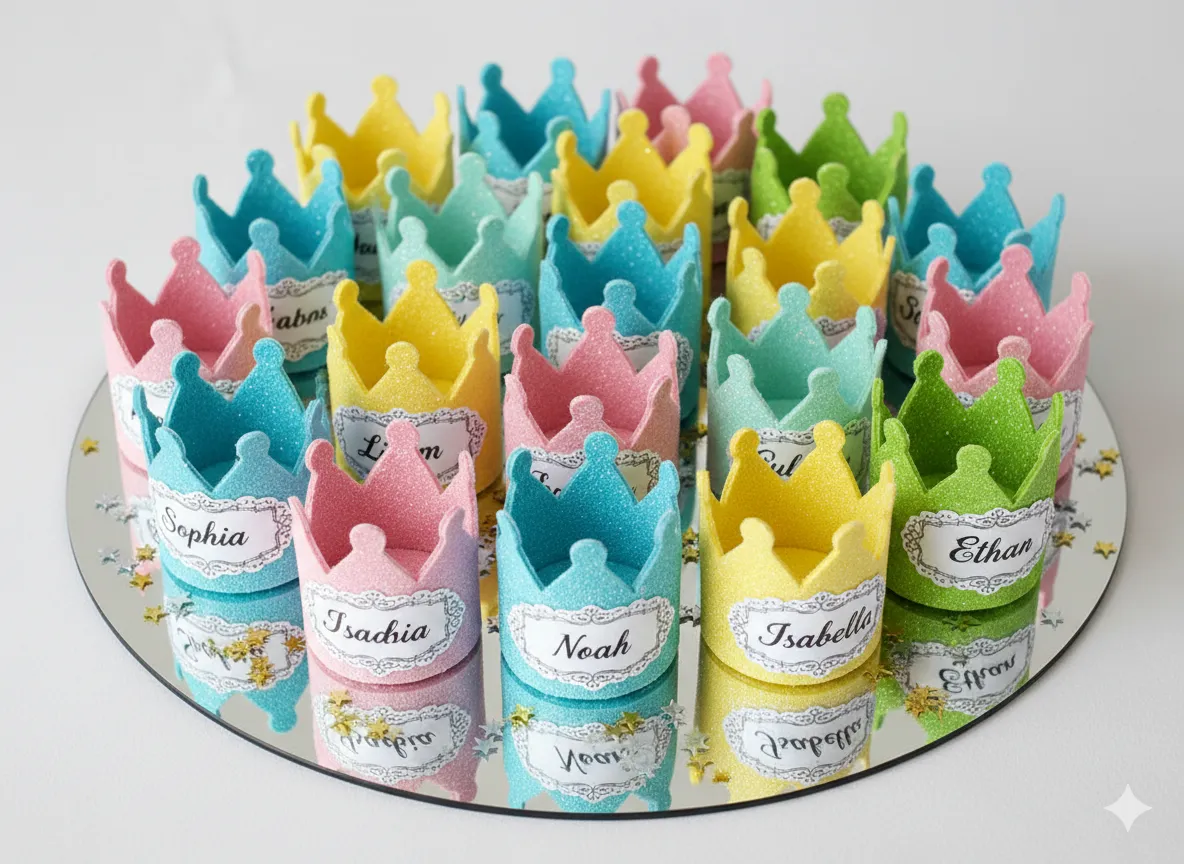 Miniature Crown Favor Centerpieces Miniature Crown Favor Centerpieces