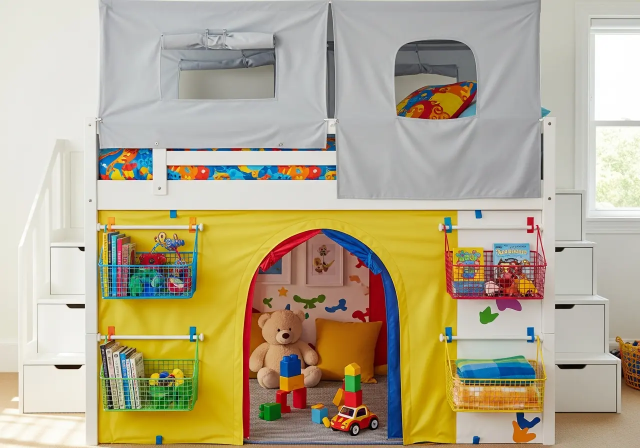 Multi Level Fort With Activity Zones