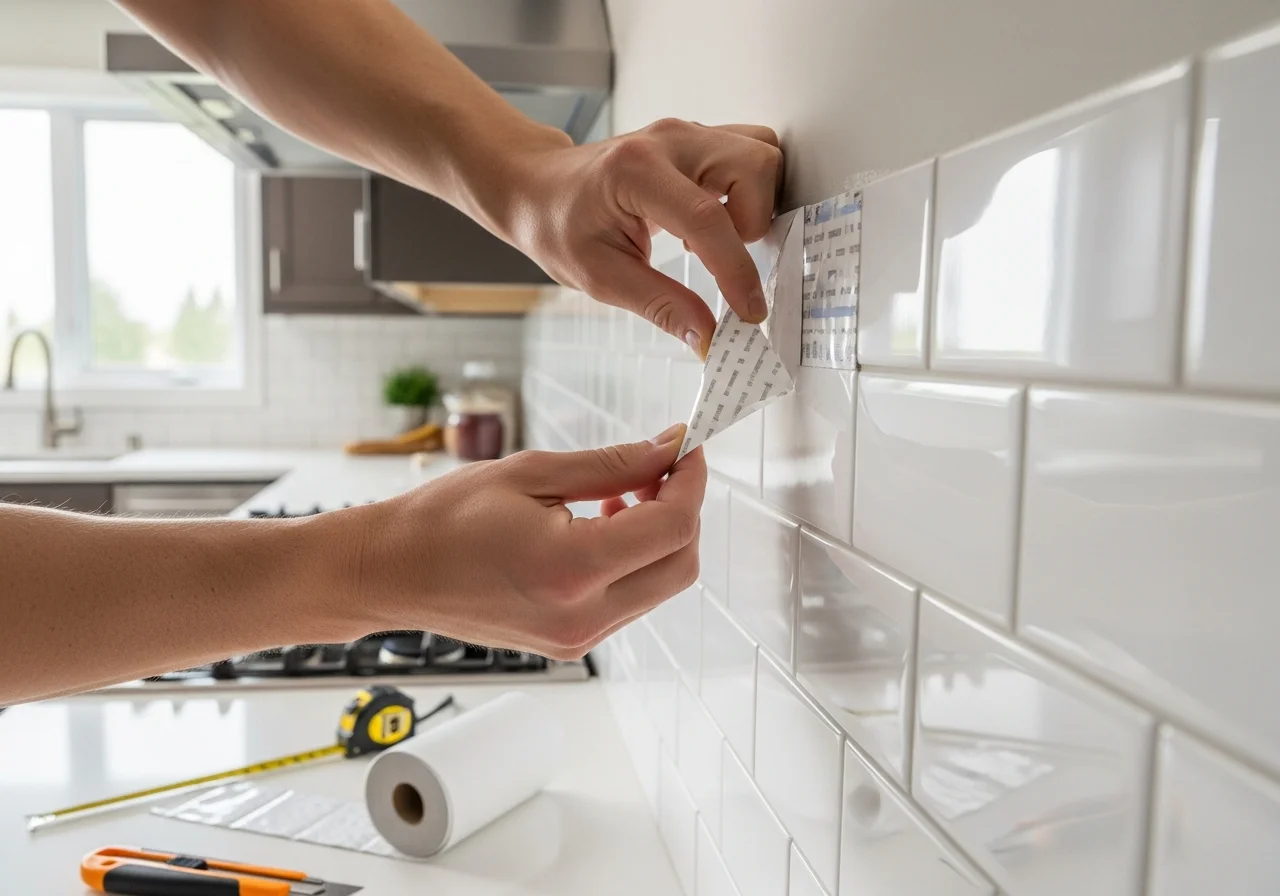 Peel and Stick Tile Backsplash