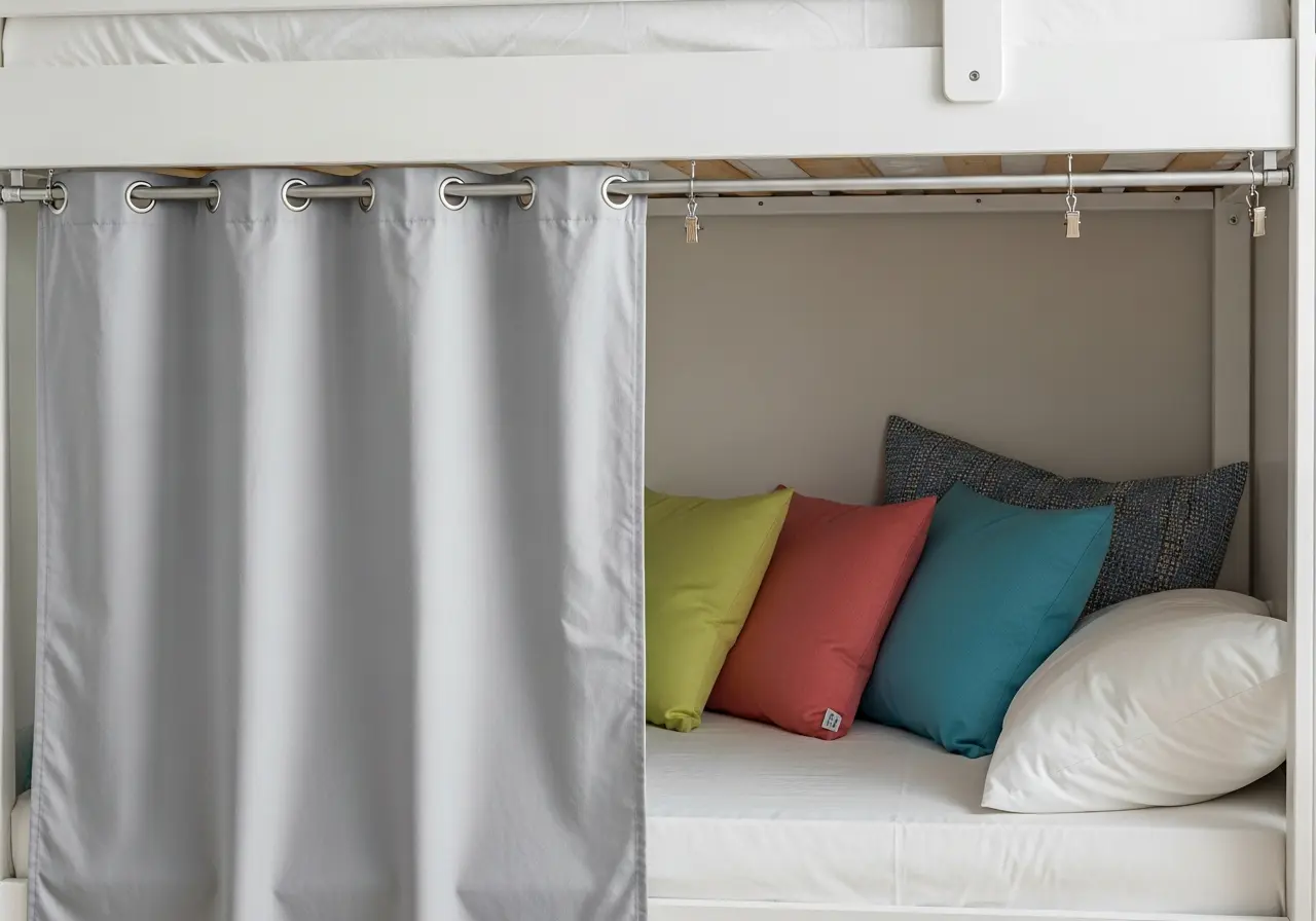 Simple Curtain Fort Using Tension Rods