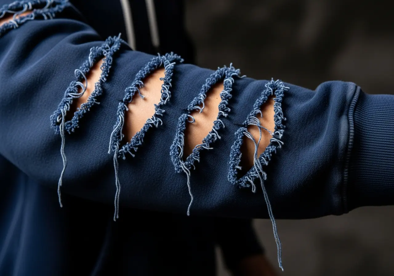 Slashed Sleeve Style