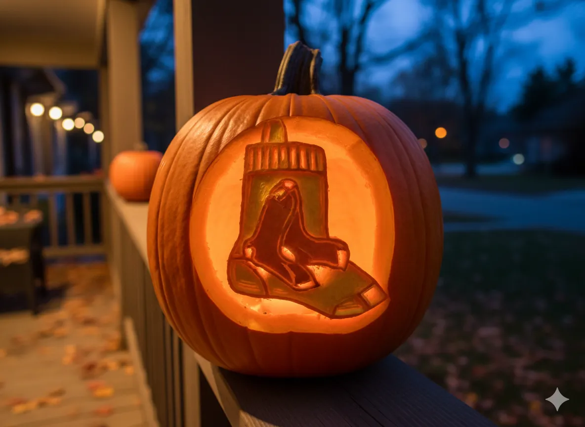 Team Logo Carved Pumpkins Team Logo Carved Pumpkins