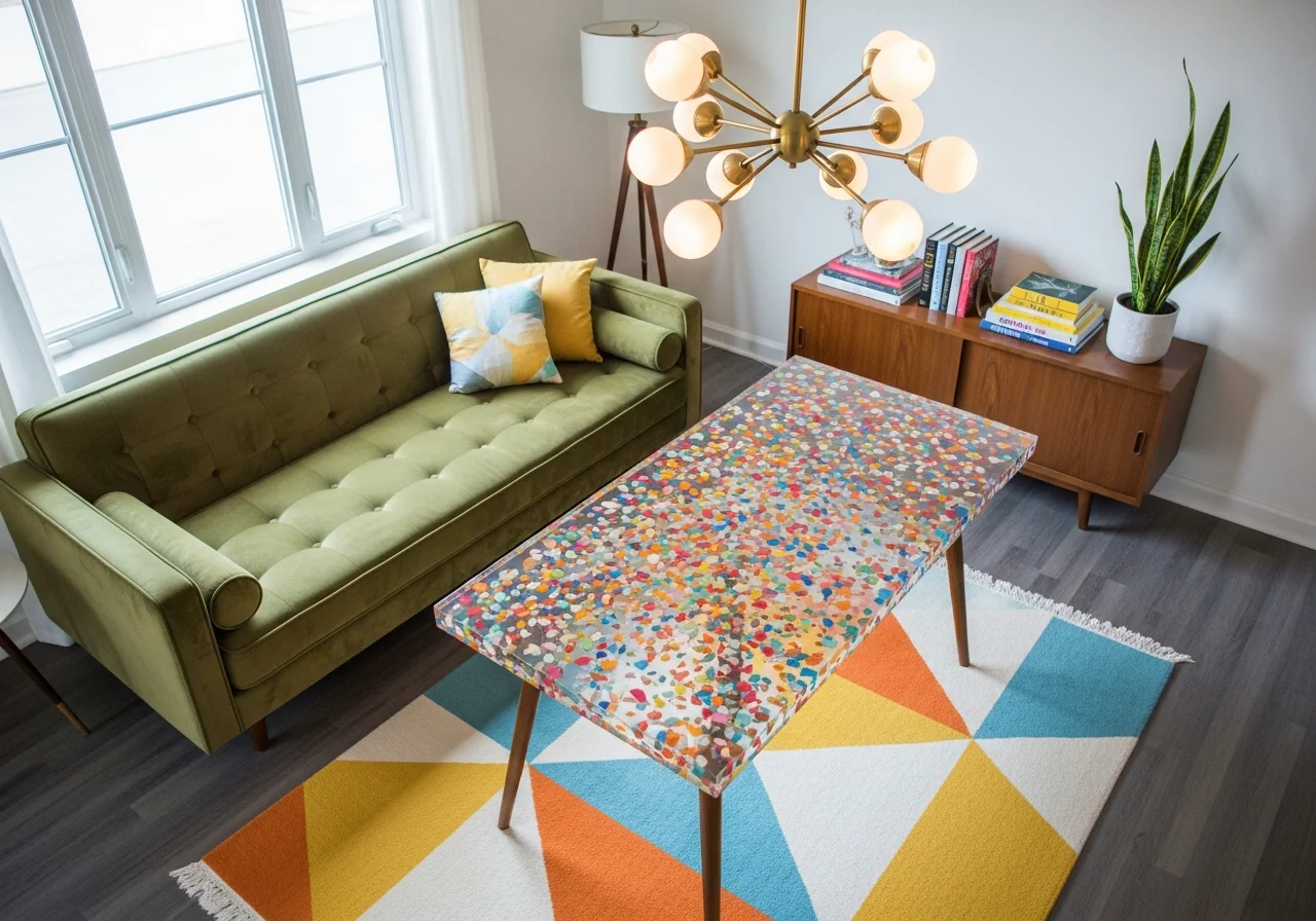 Terrazzo Style Table