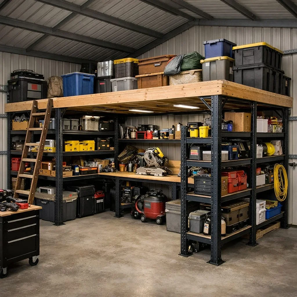 12+ Inspiring Metal Building Loft Ideas