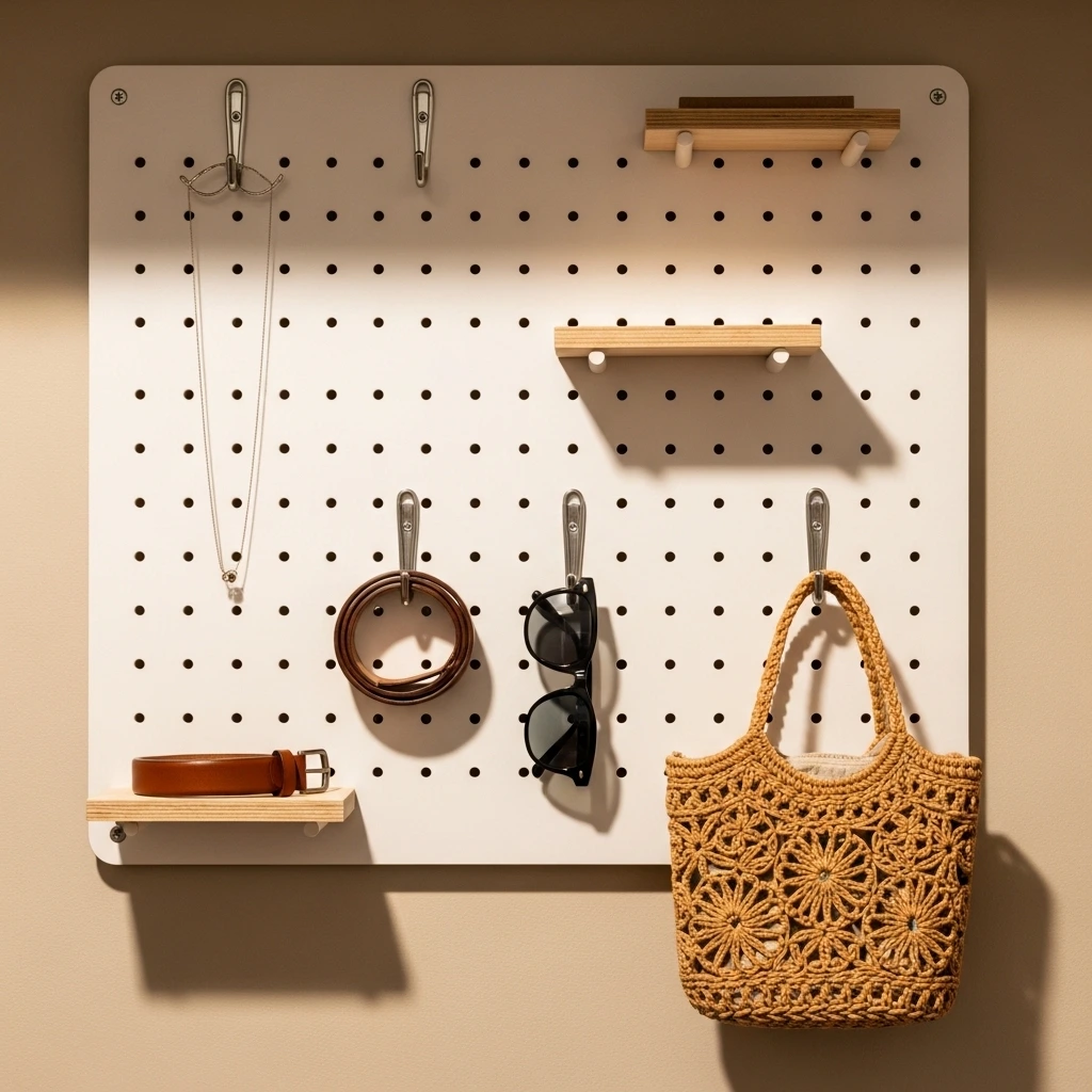 Add a Pegboard for Accessories