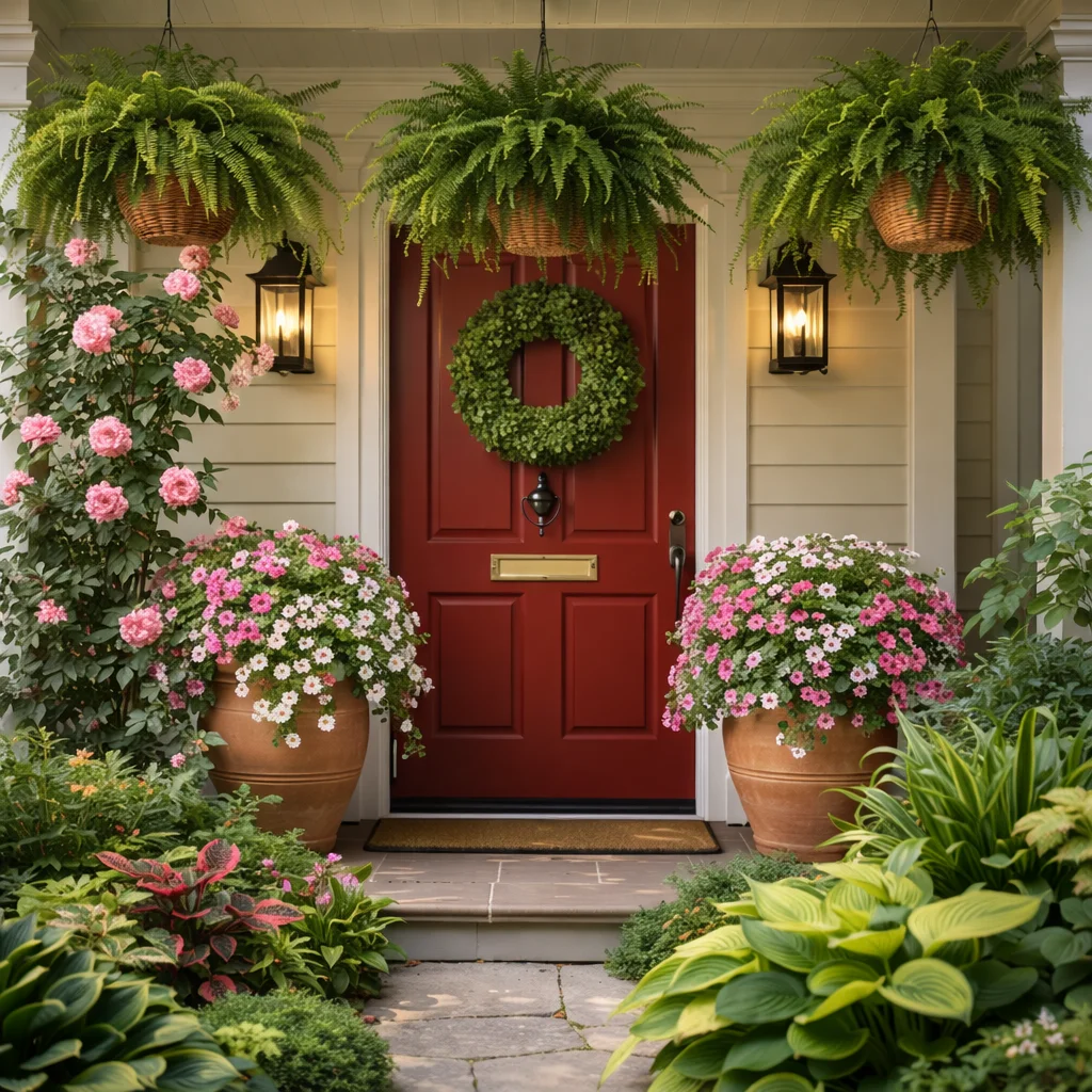 Bring Your Front Porch to Life with Plants and Greenery