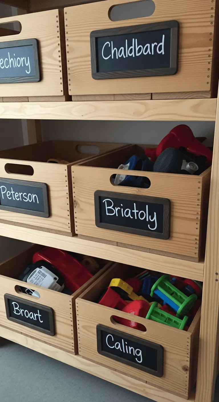 Chalkboard Bin Labels