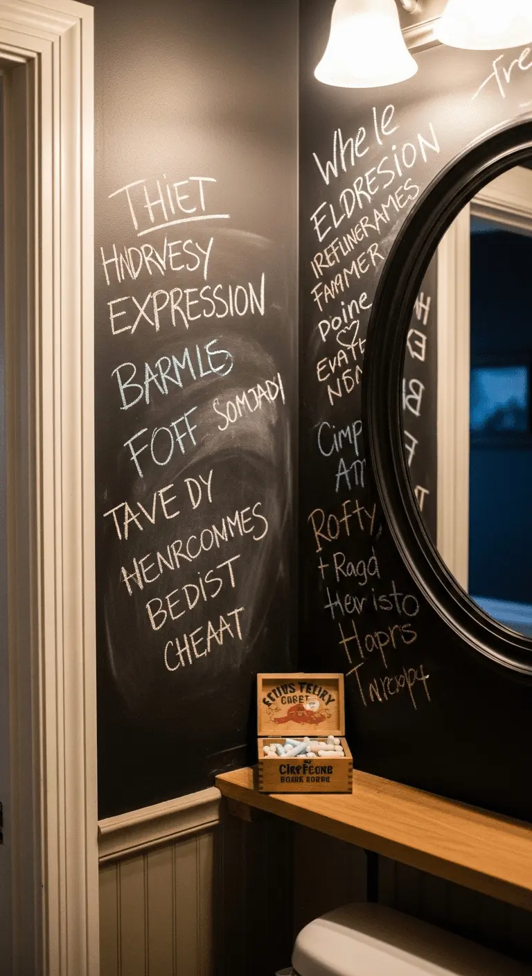 Chalkboard Wall for Ongoing Expression