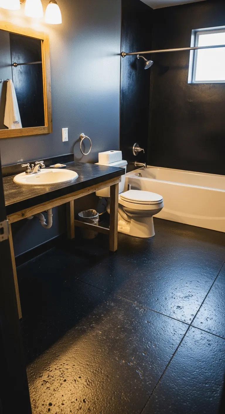 Concrete or Painted Plywood Floors