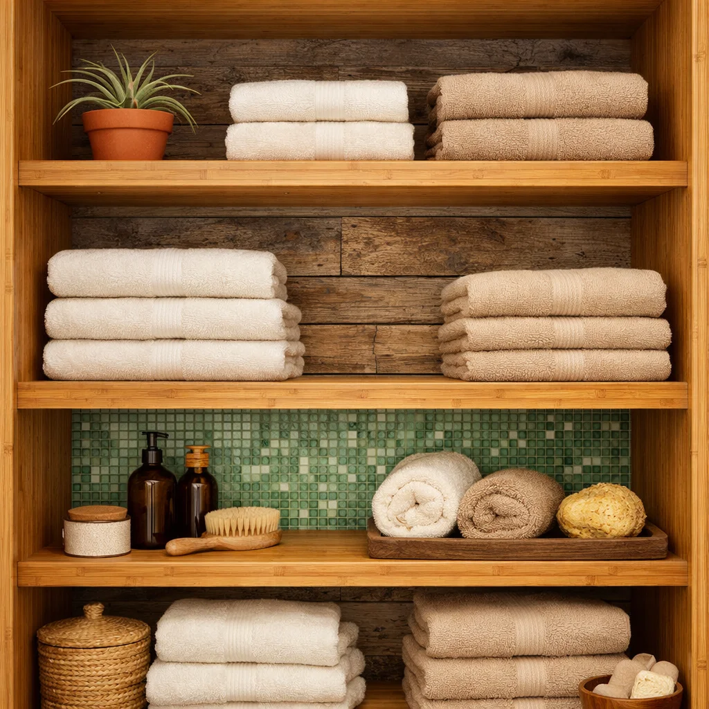 Create a Mini Vanity Area Inside a Large Bathroom Closet