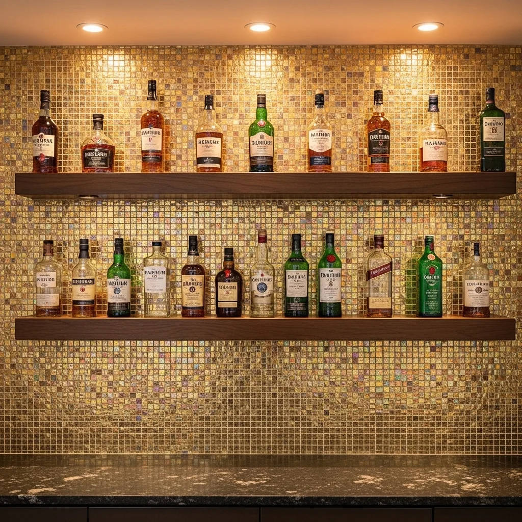 Create a Statement Wall with Mosaic or Subway Tiles