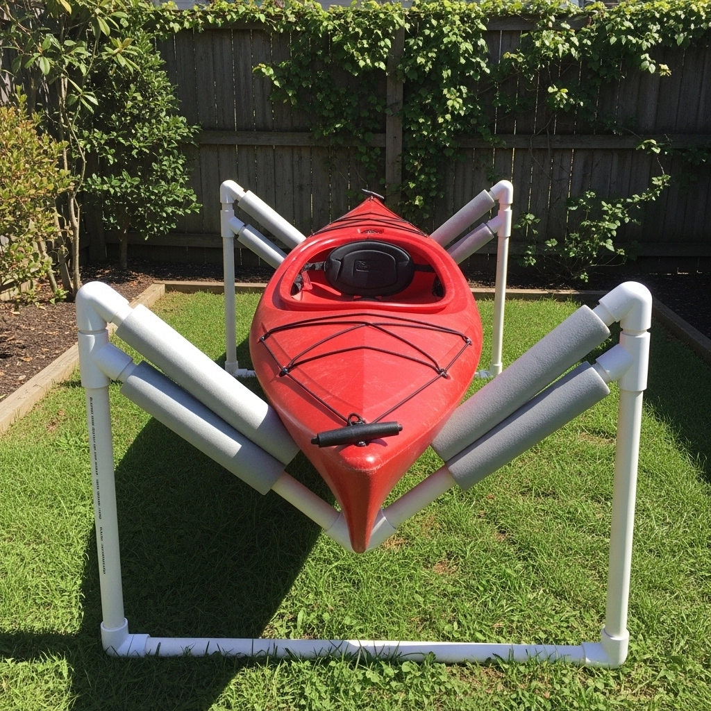 DIY PVC Pipe Kayak Rack DIY PVC Pipe Kayak Rack