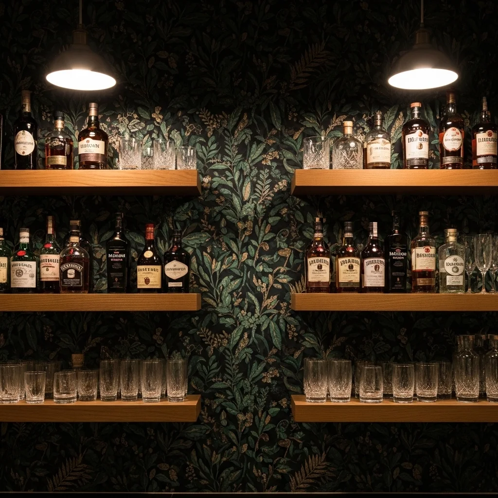 Design a Dramatic Accent Wall with Bold Wallpaper