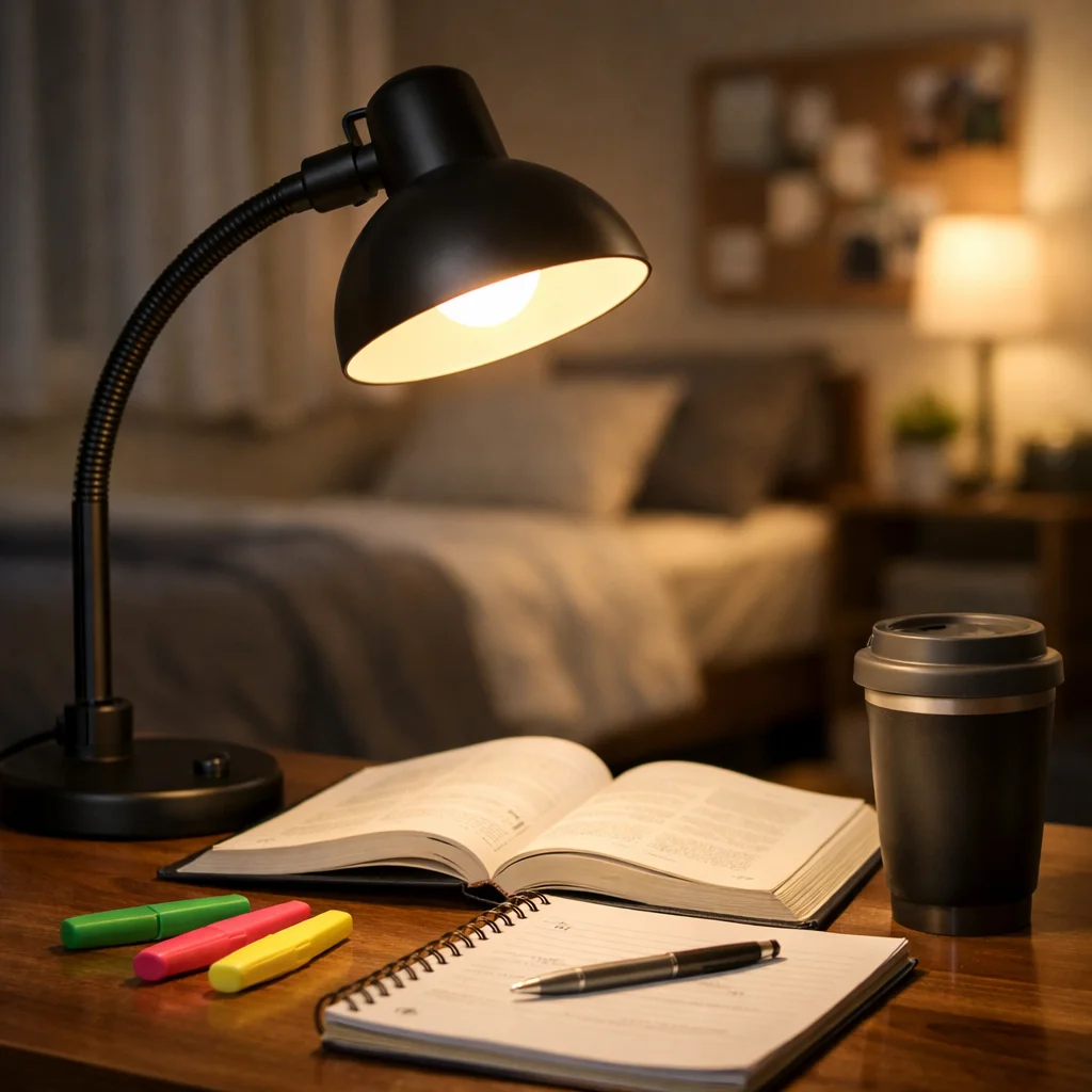 Desk Lamp with Adjustable Brightness