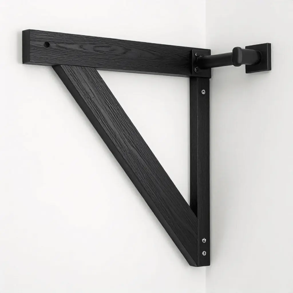 Diagonal Brace Bracket for Industrial Flair